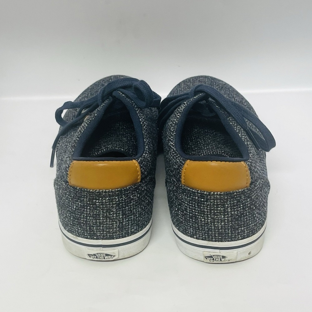 Vans UltraCush Women 9 Blue Grey Tweed Textile Low Top Sneakers 721356 - Picture 5 of 10